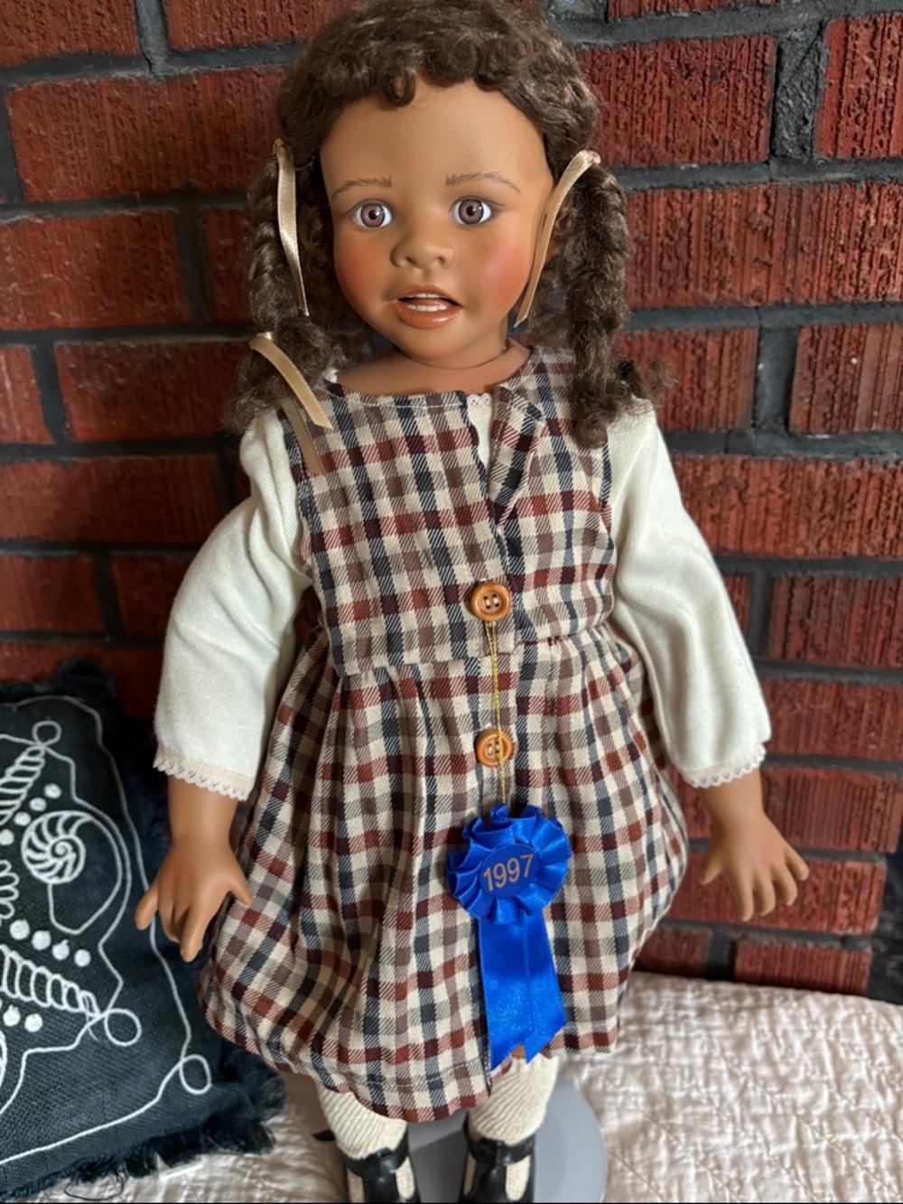 Kaye Wiggs African American Porcelain Doll